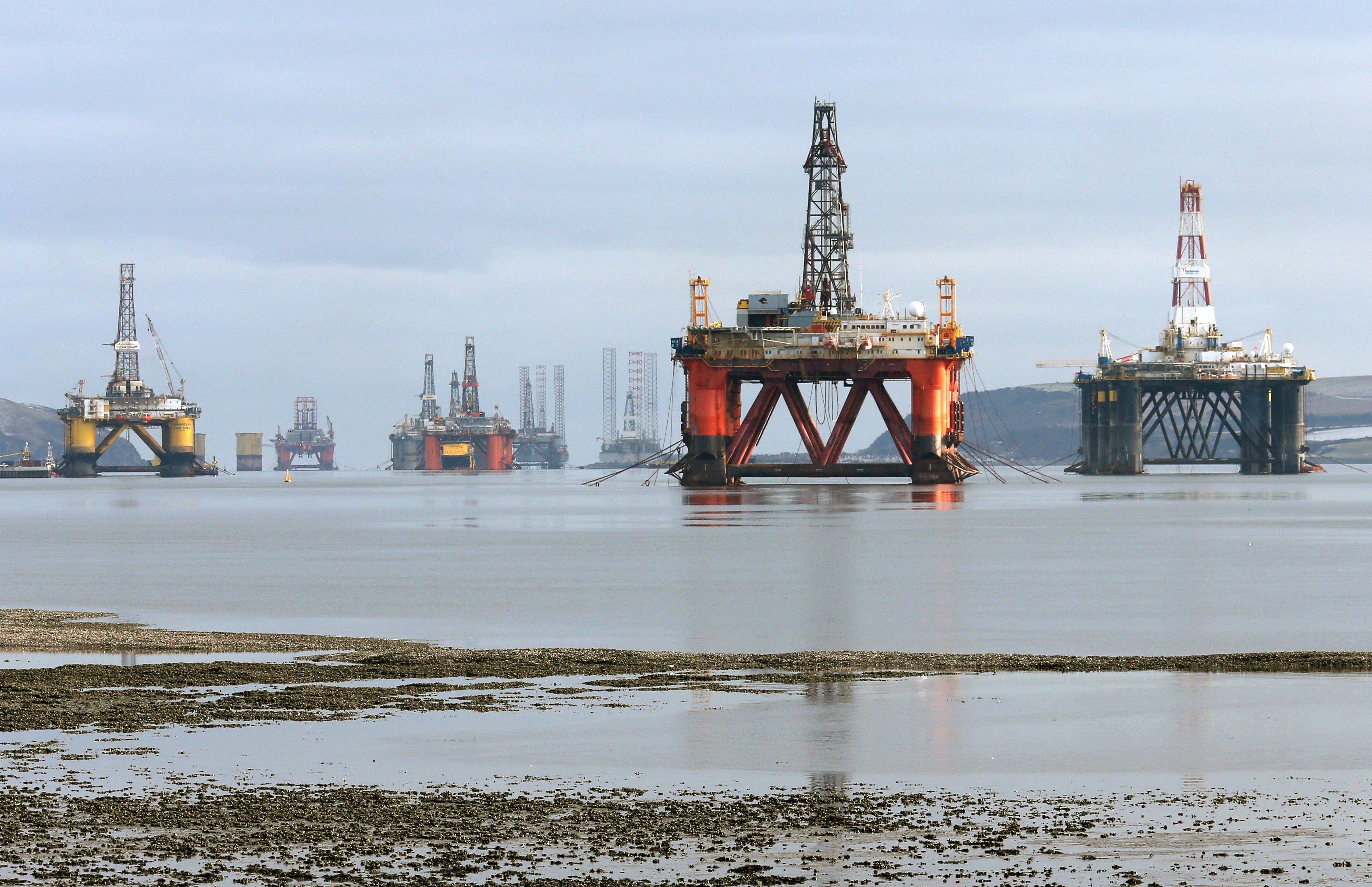 The North Sea oil and gas industry is on track to meet early emissions reduction targets, according to the North Sea Transition Authority (Andrew Milligan/PA)