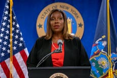 New York attorney general Letitia James to make ‘major announcement’ within hours