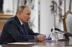 Ukraine news – live: Putin makes nuclear threat as he declares ‘partial mobilisation’