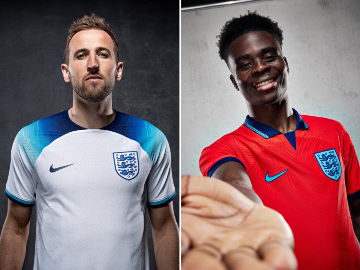 ‘Absolutely dreadful’: England’s World Cup kits leave fans divided