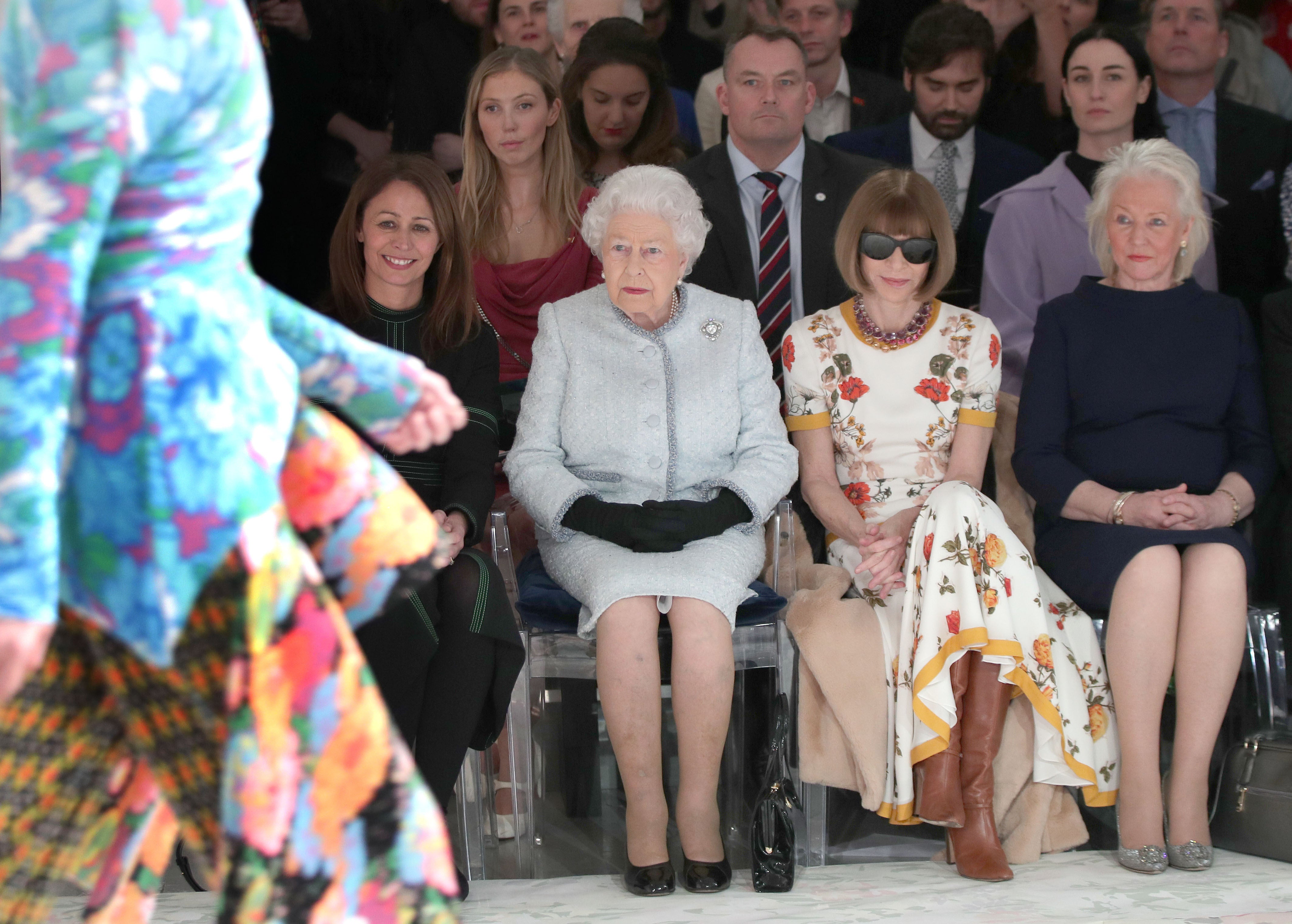 Designers including S.S. Daley honoured the Queen with their London Fashion Week shows (Yui Mok/PA)