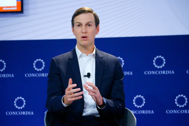 <p>Jared Kushner speaks at an event in 2022 </p>