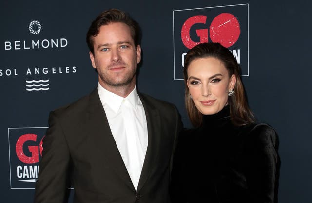 <p>Armie Hammer and Elizabeth Chambers</p>