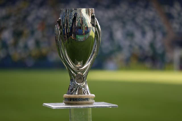 <p>The Uefa Super Cup is played annually </p>