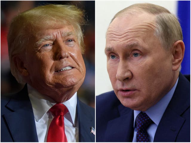 <p>Donald Trump and Vladimir Putin were among the leaders tracked by their security teams </p>