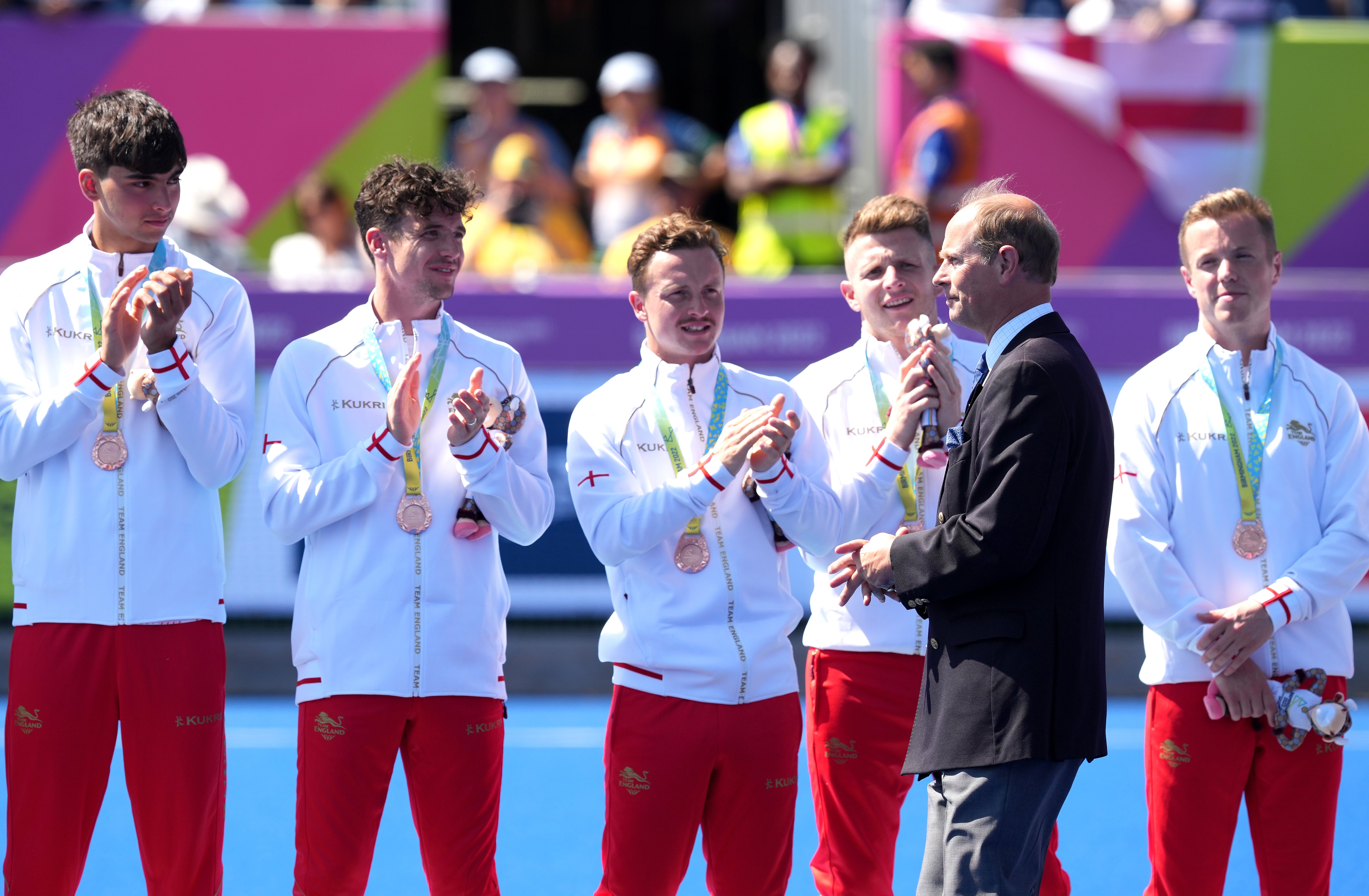 England won bronze at the 2022 Birmingham Commonwealth Games (Martin Rickett/PA)