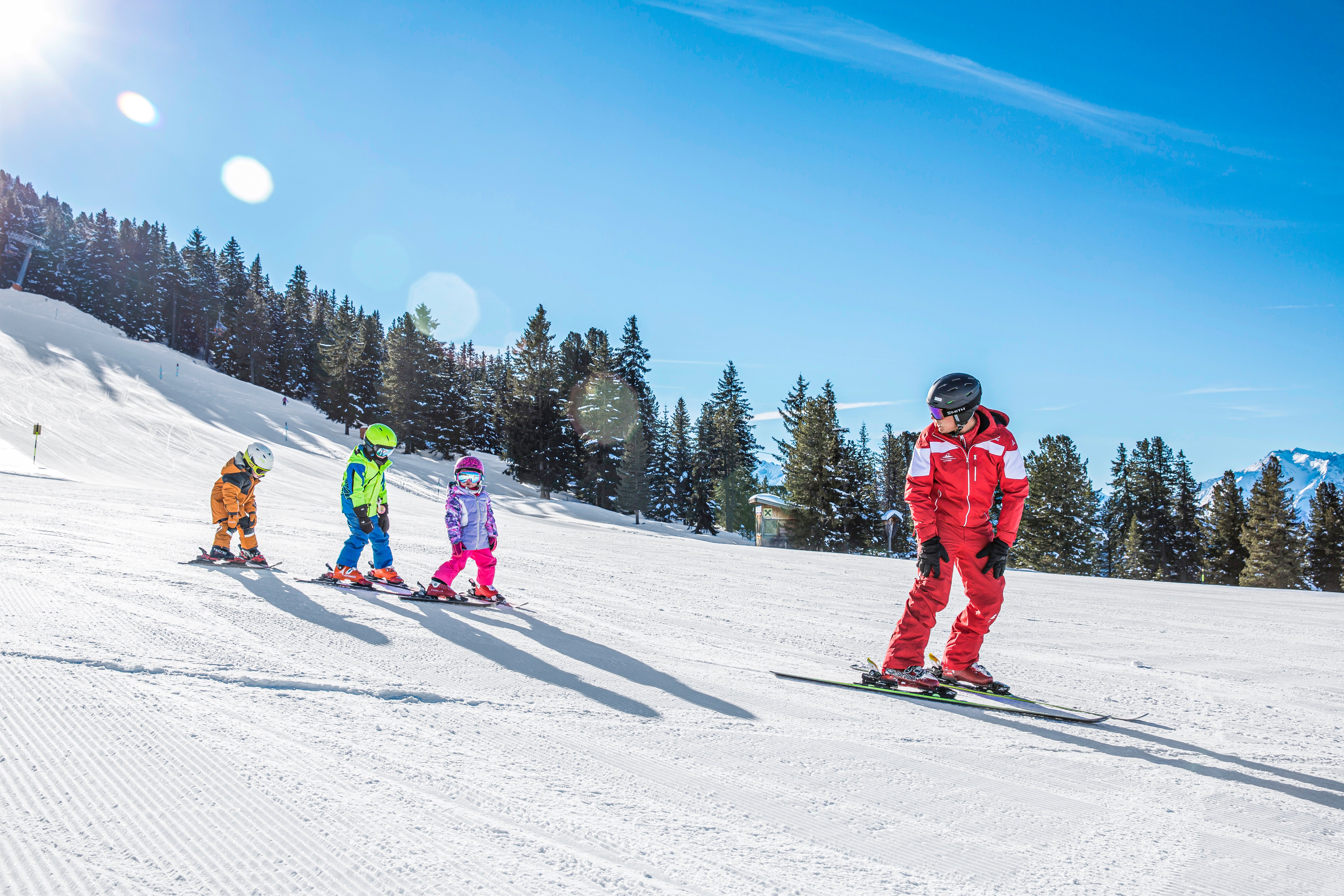 Little ones can attend one of 25 ski schools