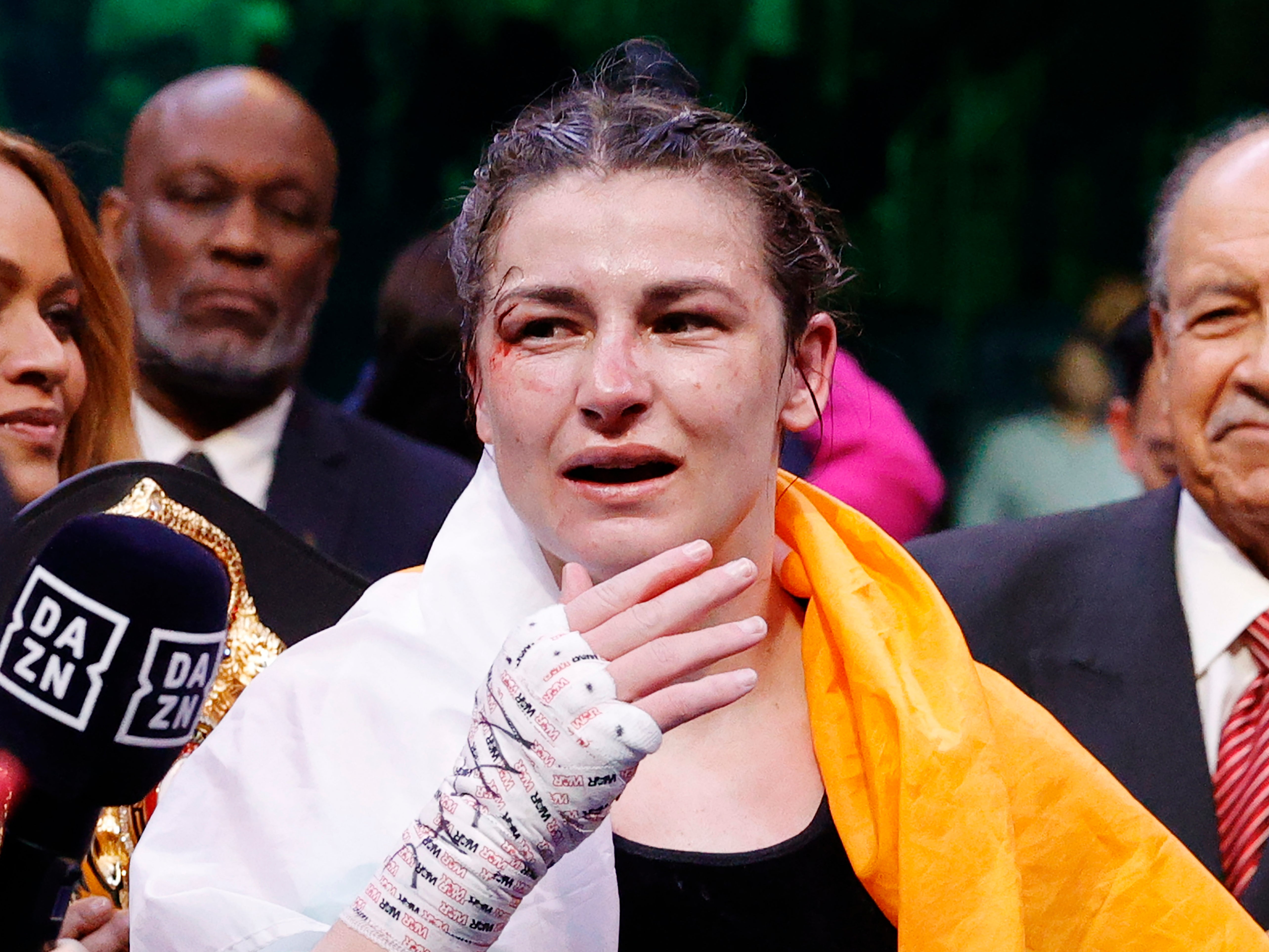 Katie Taylor returns to the ring on Saturday at Wembley Arena