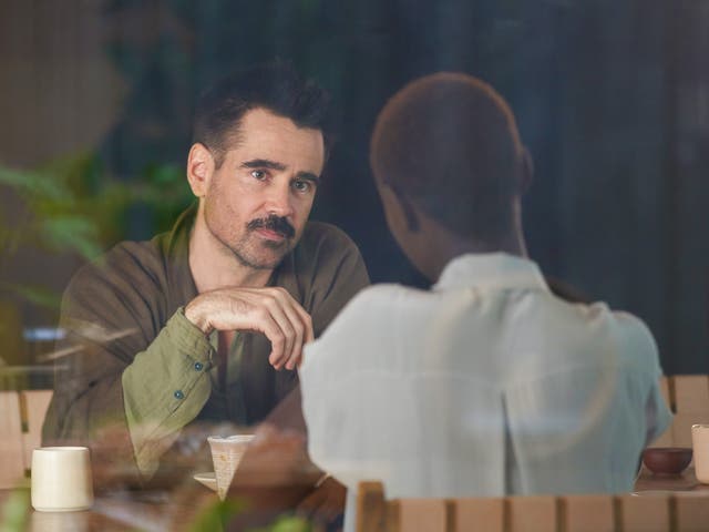 <p>Colin Farrell and Jodie Turner-Smith in ‘After Yang’ </p>