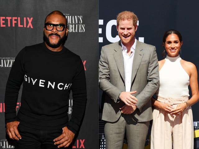 <p>Tyler Perry explains why he offered his home to Prince Harry and Meghan Markle when they moved to US</p>