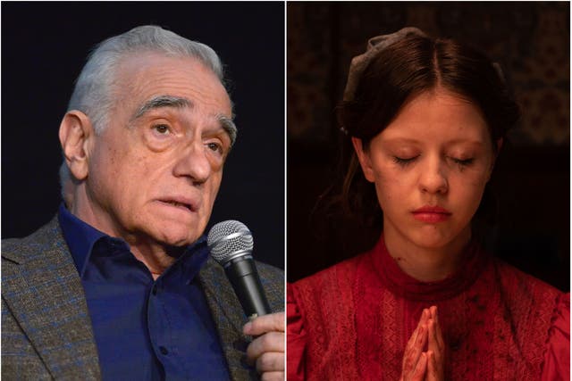 Martin Scorsese, Mia Goth en 'Perla'
