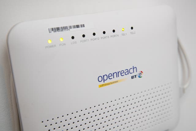 The action will include the tens of thousands of Openreach engineers and BT call centre workers who have walked out in previous months (Andrew Matthews/PA)