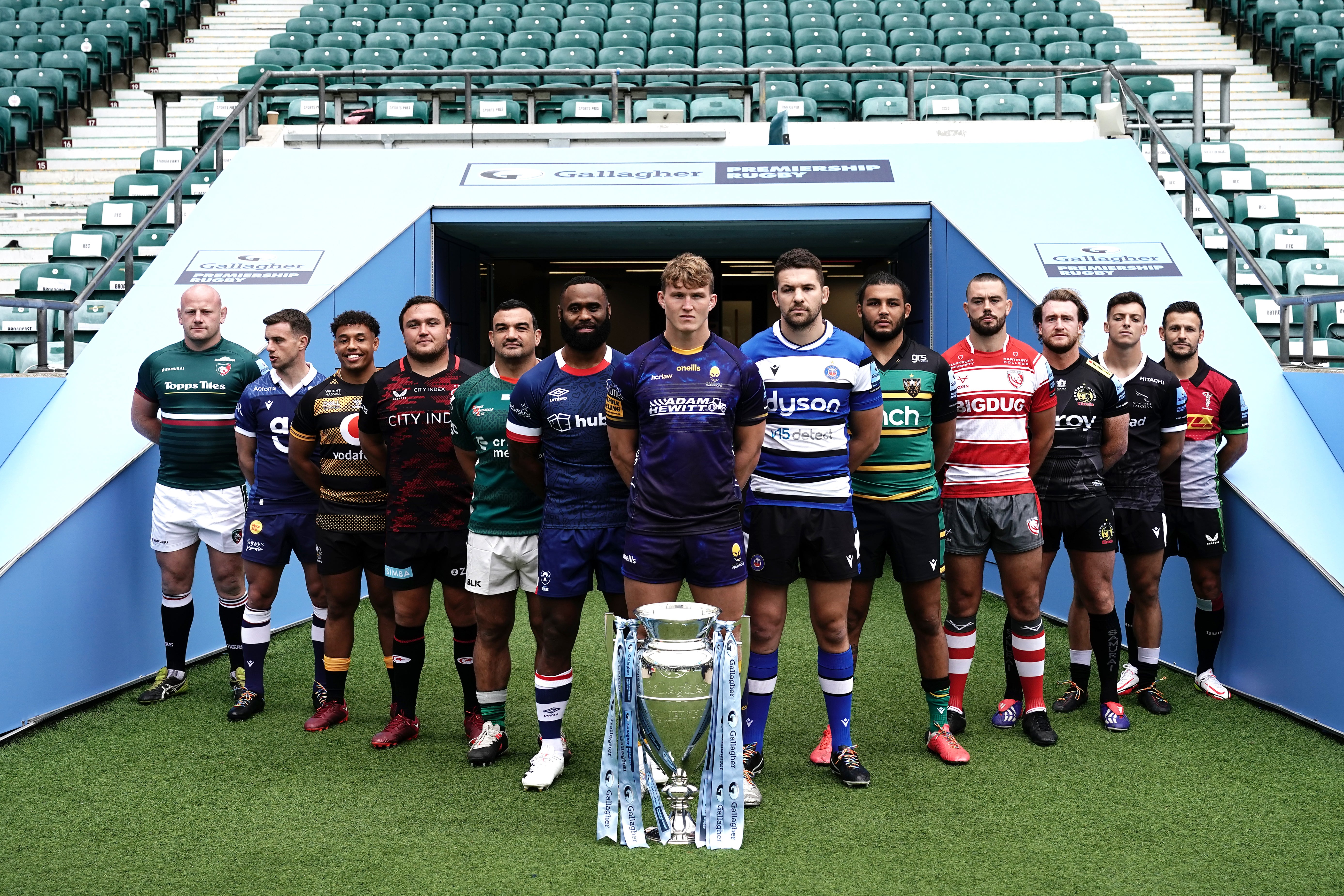 The Premiership season began with 13 clubs but fears are growing that they will not all reach the finishing line (Aaron Chown/PA)