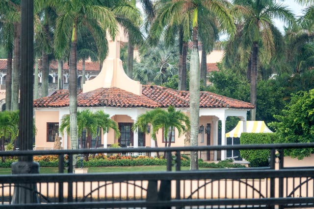 <p>Trump’s Mar-a-Lago residence in Florida is pictured on 21 September.</p>