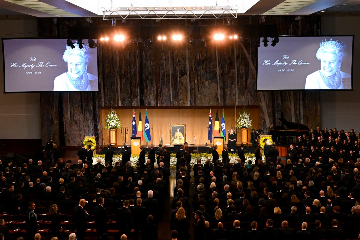 Australia holds national day of mourning for British queen