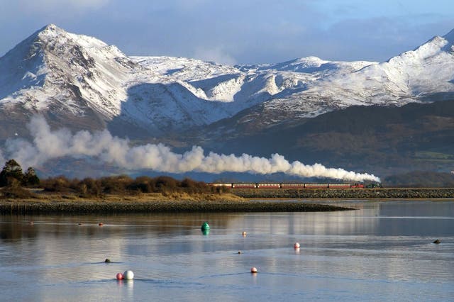 <p>Wales’ steam locomotive goes more than 13 miles from the harbour of Porthmadog to the town of Blaenau Ffestiniog via Snowdonia</p>