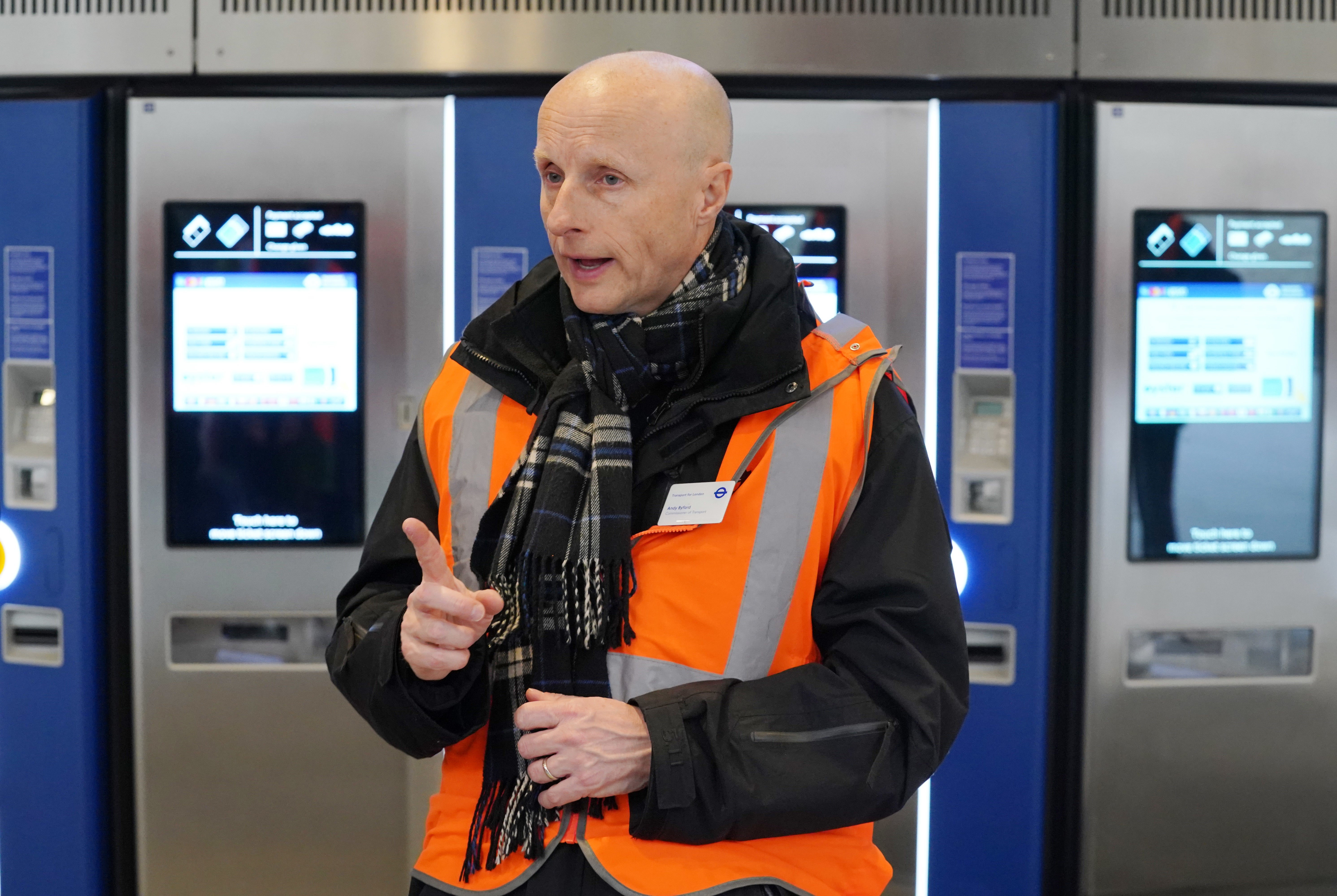 Transport for London boss Andy Byford will leave the organisation at the end of October (Jonathan Brady/PA)