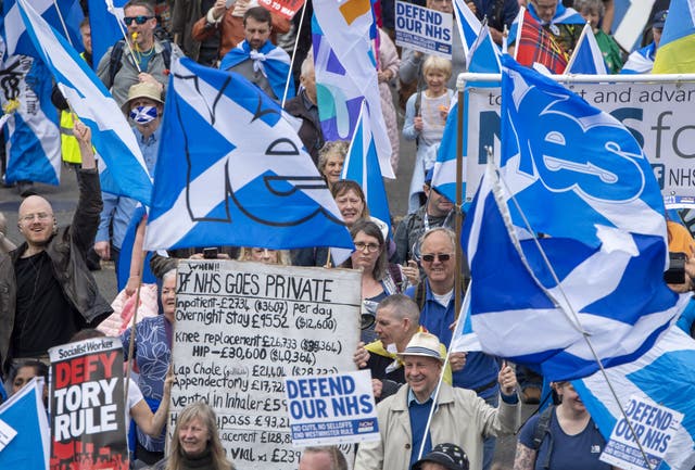 The Alba party has called for action at Westminster over Scottish independence (Lesley Martin/PA)