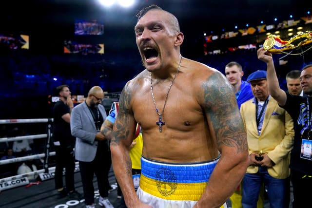 <p>Oleksandr Usyk is the unified world heavyweight champion (Nick Potts/PA)</p>
