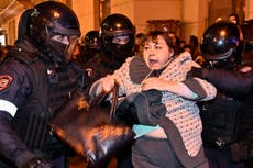 More than 1,300 arrested in anti-war protests across Russia