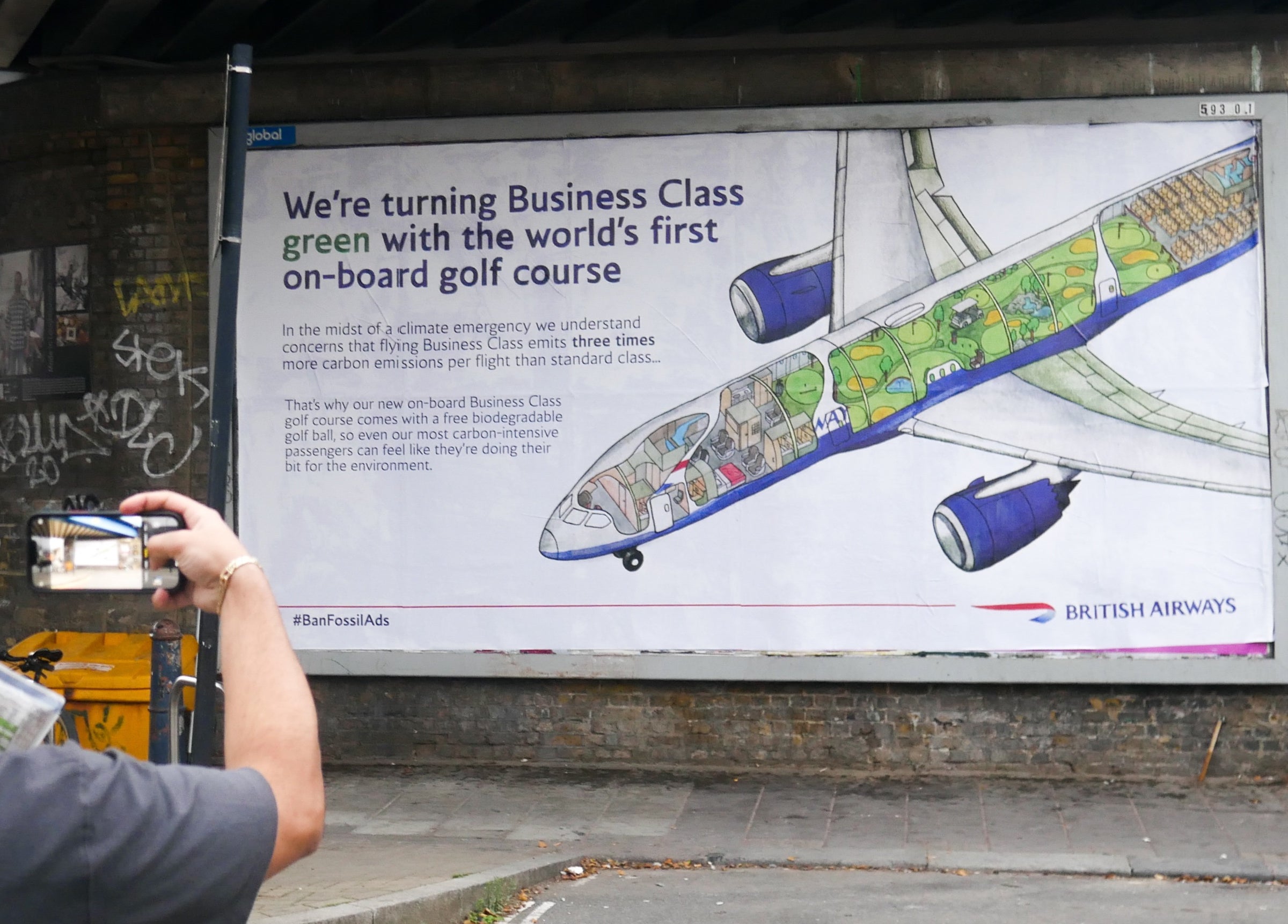 “British Airways” advert by Darren Cullen of Spelling Mistakes Costs Lives