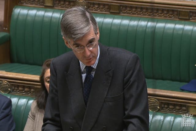 Business Secretary Jacob Rees-Mogg accused fracking opponents of ‘hysteria’ and ‘ludditery’ (House of Commons/PA)