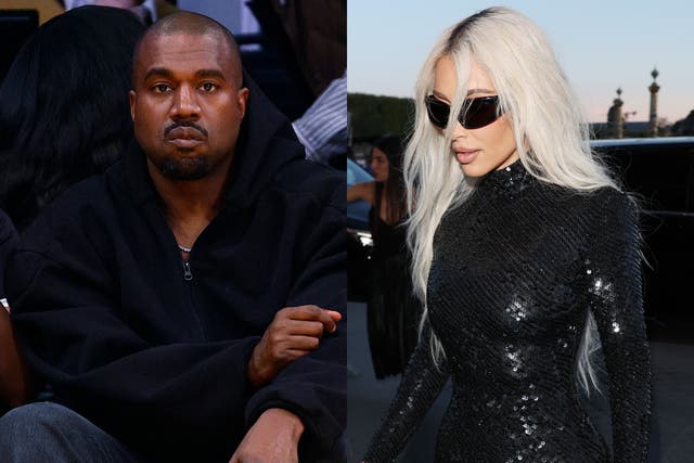 <p>Kim Kardashian filed for divorce from Kanye West in February 2021</p>