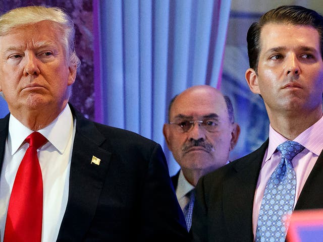 <p>Donald Trump and his eldest son Donald Trump Jr have been sued by the New York Attorney General, Letitia James</p>