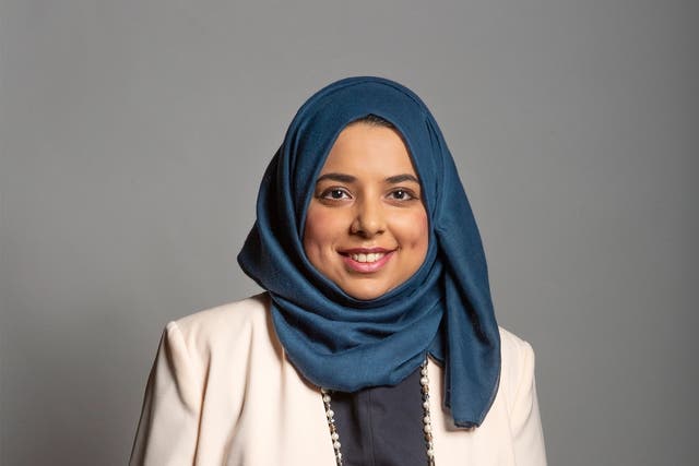 Labour MP Apsana Begum has accused the party of failing in its “duty of care in relation to my health and well-being”, after being off work since the middle of June (UK Parliament/PA)