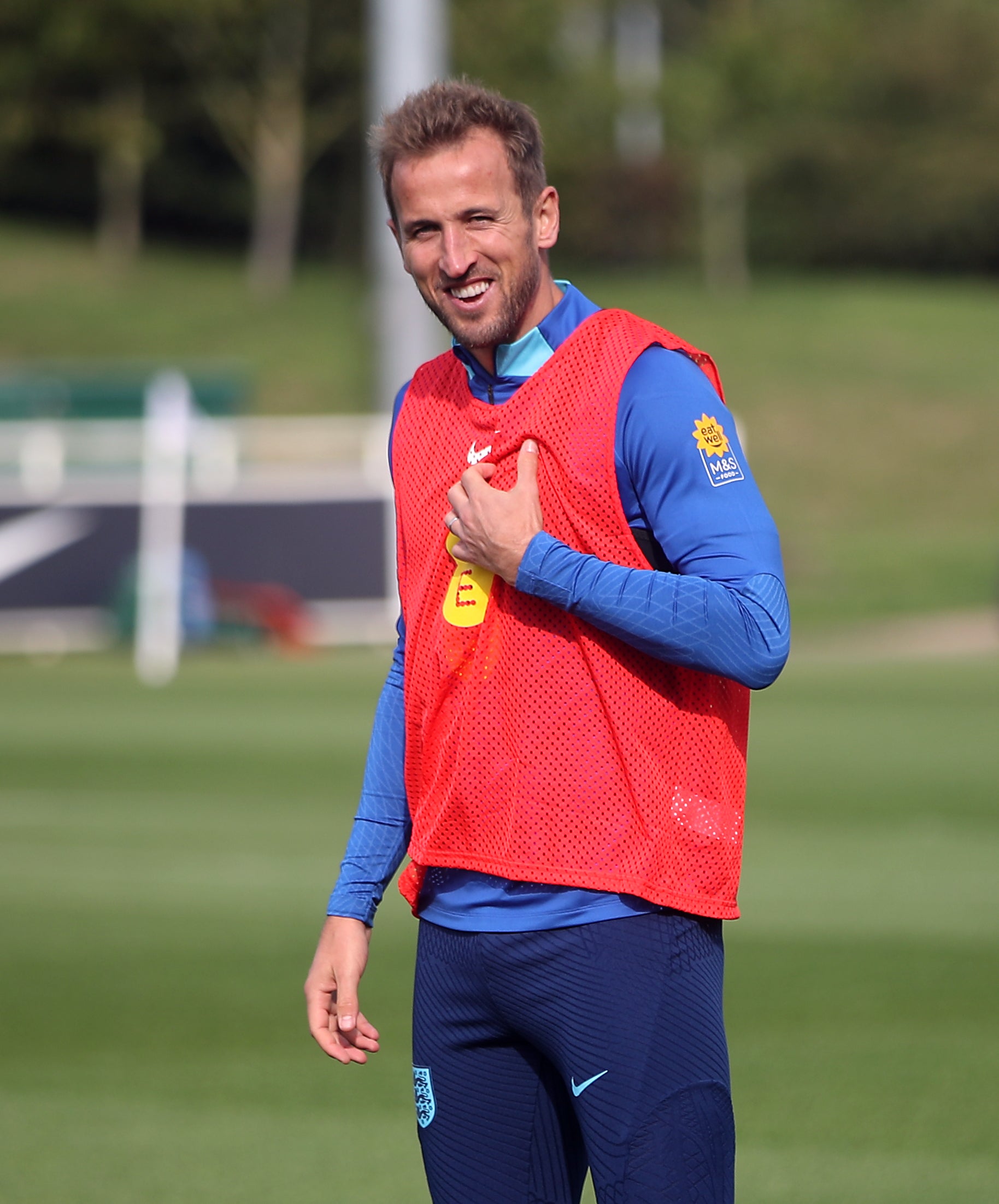 England’s Harry Kane during a training session (Simon Marper/PA)