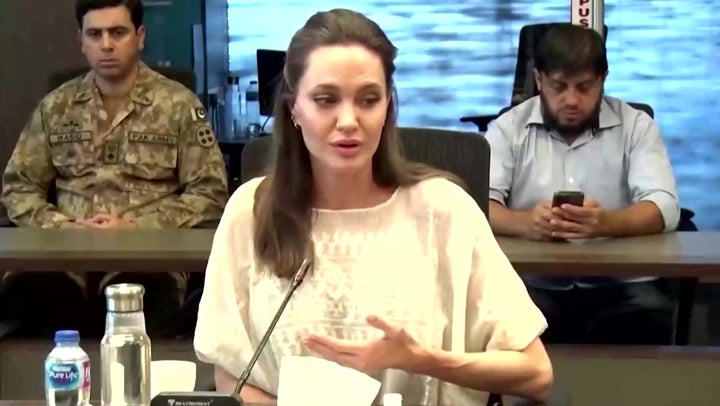Angelina Jolie visits Pakistan to support victims of historic flooding