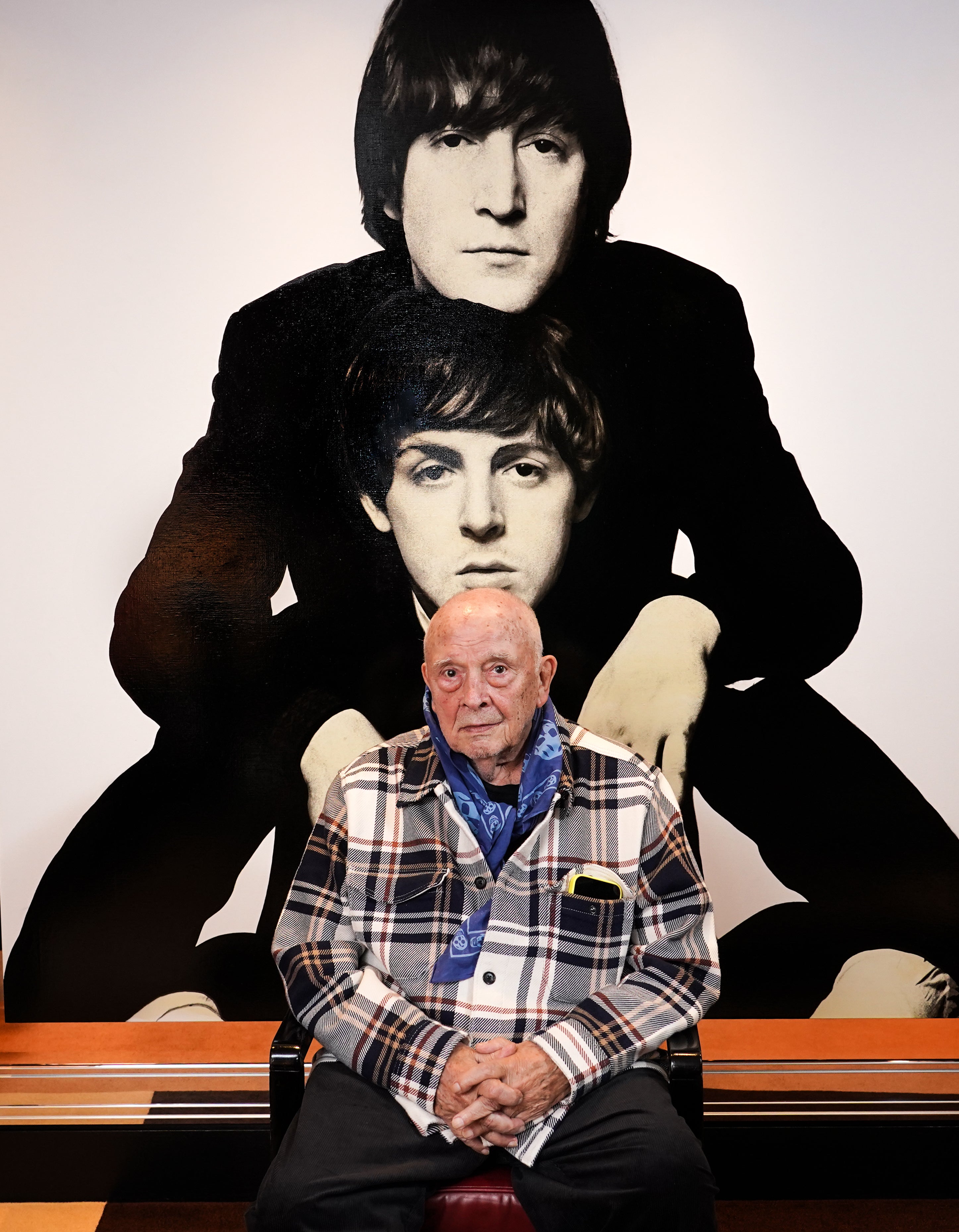 David Bailey at the launch of Bailey: Vision And Sound (Ian West/PA)