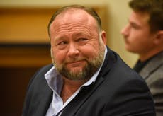 Alex Jones shamelessly asks for Infowars cryptocurrency donations during Sandy Hook trial testimony