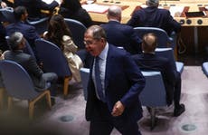 Sergei Lavrov calls Zelensky ‘b*****d’ and walks out of UN meet amid ‘collective condemnation’ of Russia