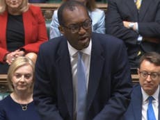 Mini-budget 2022 - live: Kwarteng says energy bill support ‘to cost £60bn in six months’