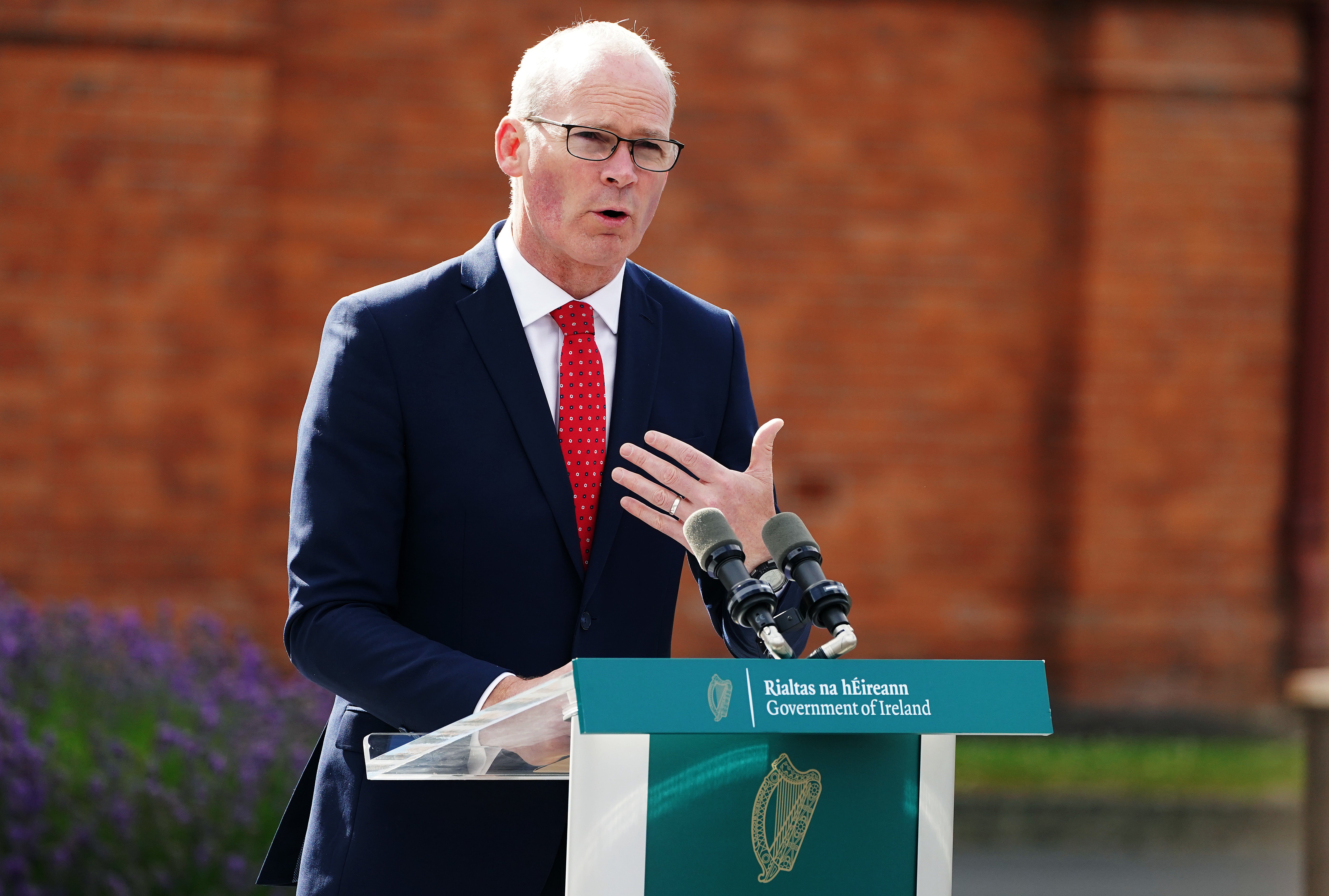 The priority in Northern Ireland must be on mending relationships and not planning for a border poll, Ireland’s Foreign Affairs Minister has said (PA)
