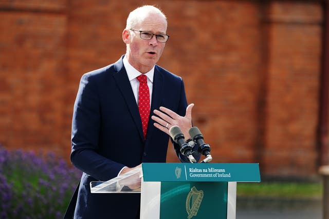 The priority in Northern Ireland must be on mending relationships and not planning for a border poll, Ireland’s Foreign Affairs Minister has said (PA)