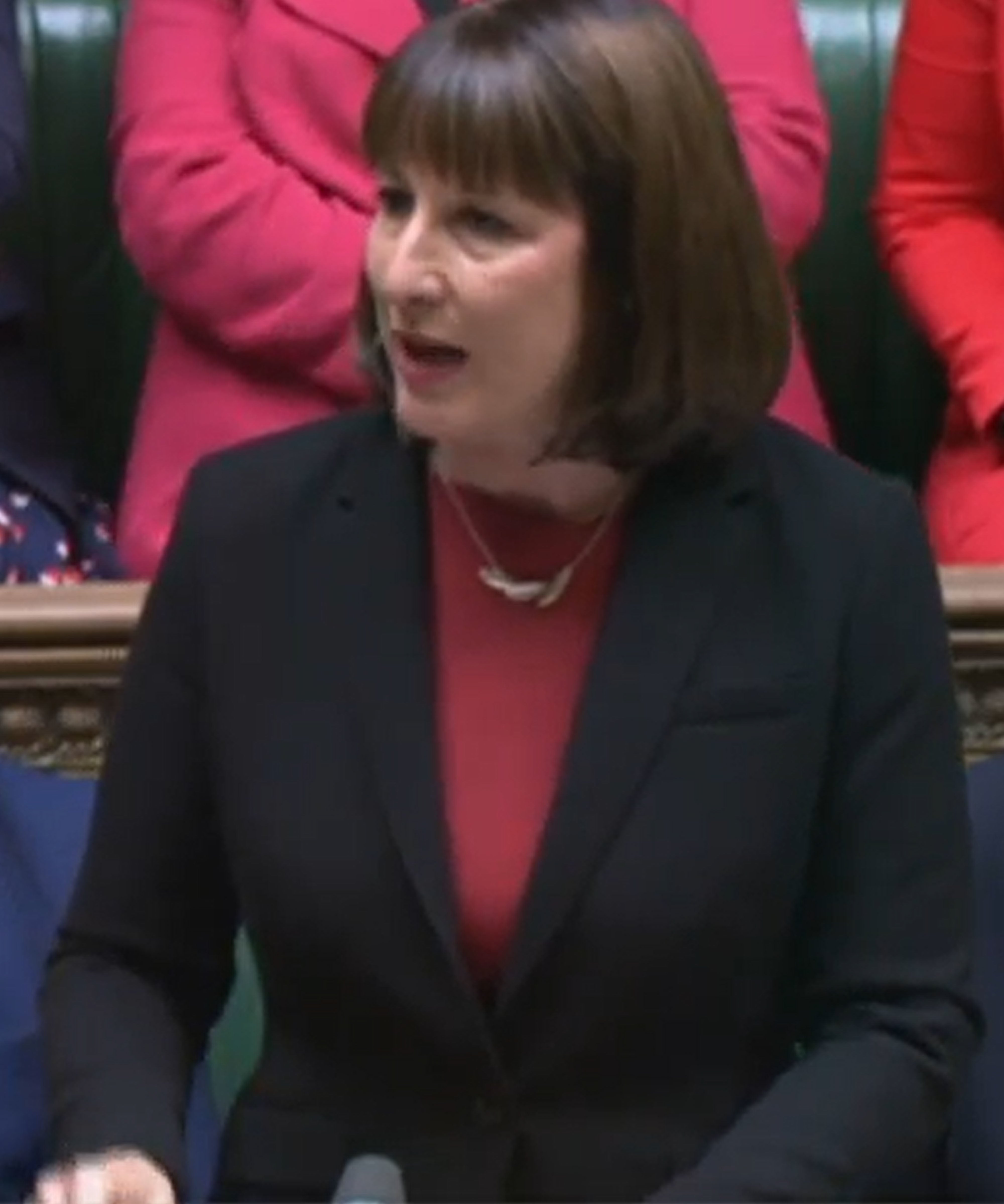 Shadow chancellor Rachel Reeves speaking after the mini-budget (House of Commons/PA)