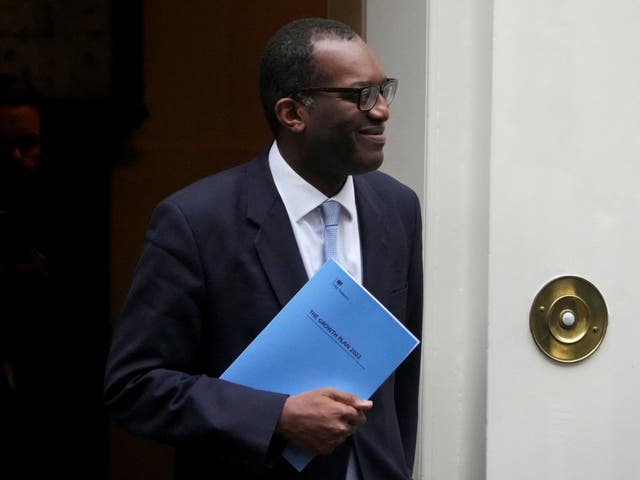 <p>Chancellor Kwasi Kwarteng became the first black Conservative cabinet minister in 2021</p>