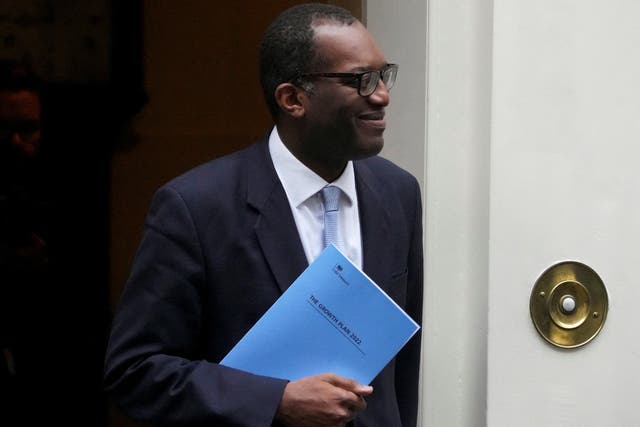 <p>Chancellor Kwasi Kwarteng became the first black Conservative cabinet minister in 2021</p>