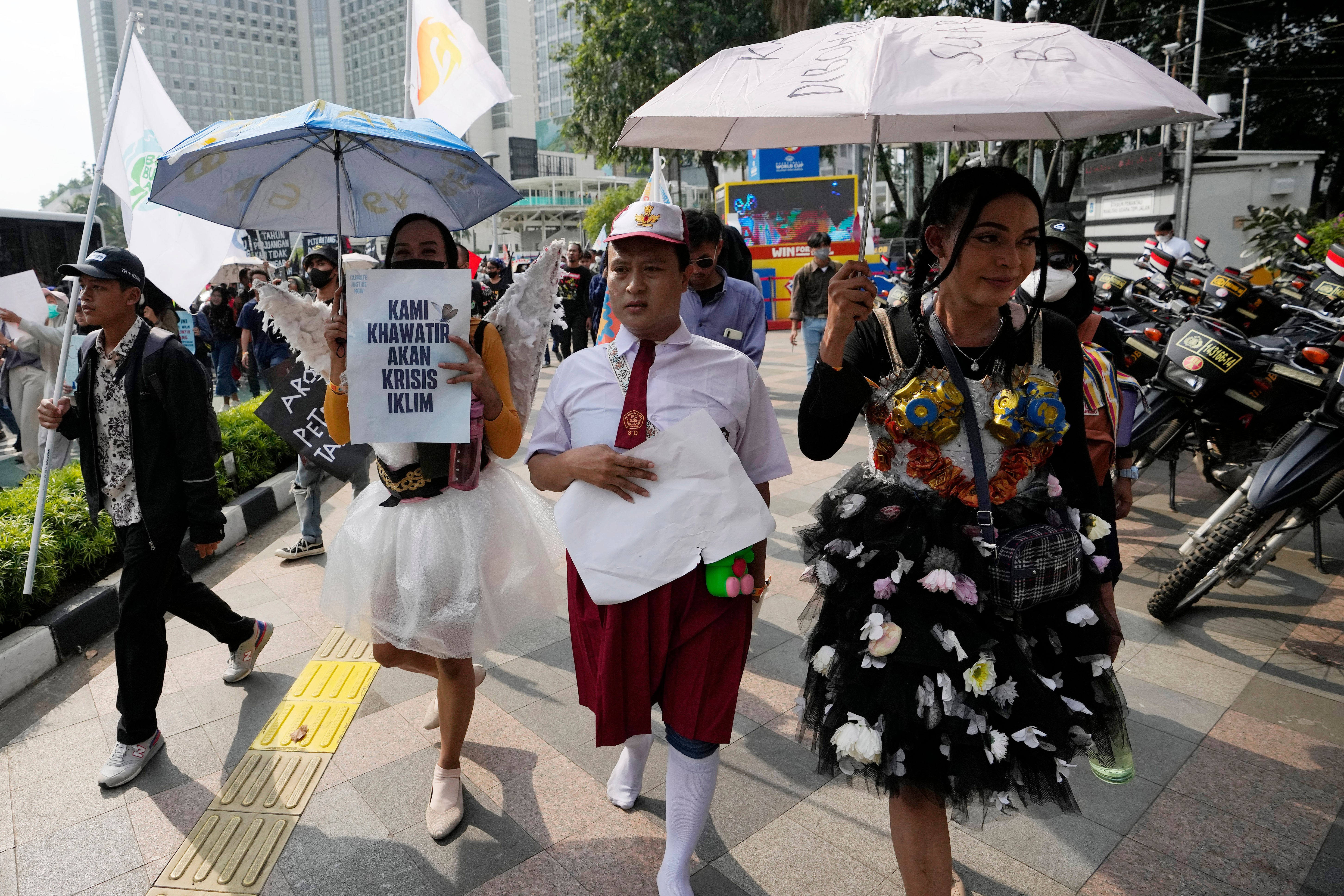 Indonesia Climate Protest
