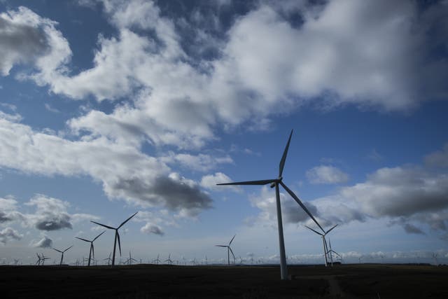 Government promises to make it easier to build wind farms in England (Danny Lawson/PA)