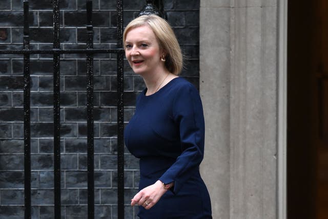 <p>British prime minister Liz Truss  </p>