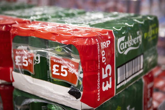 The Chancellor announced a freeze in alcohol duty (Liam McBurney/PA)