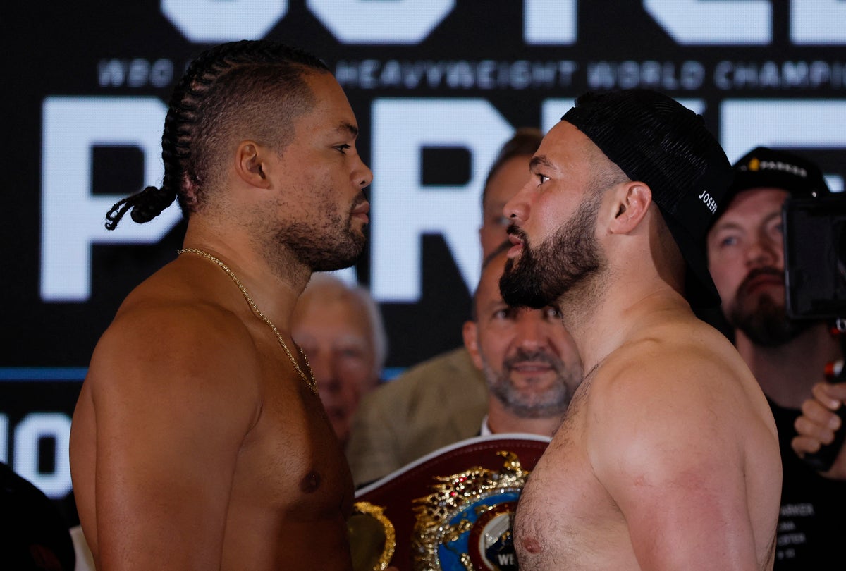 Joe Joyce vs Joseph Parker LIVE: Stream, latest updates and how to watch tonight