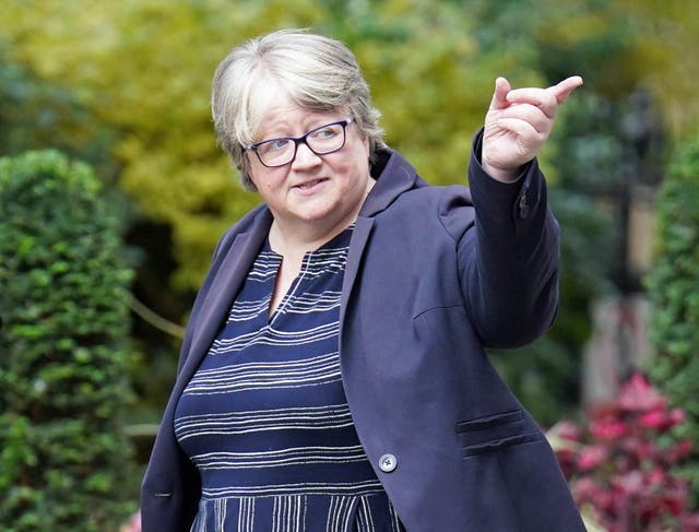 <p>Therese Coffey backs seasonal produce </p>