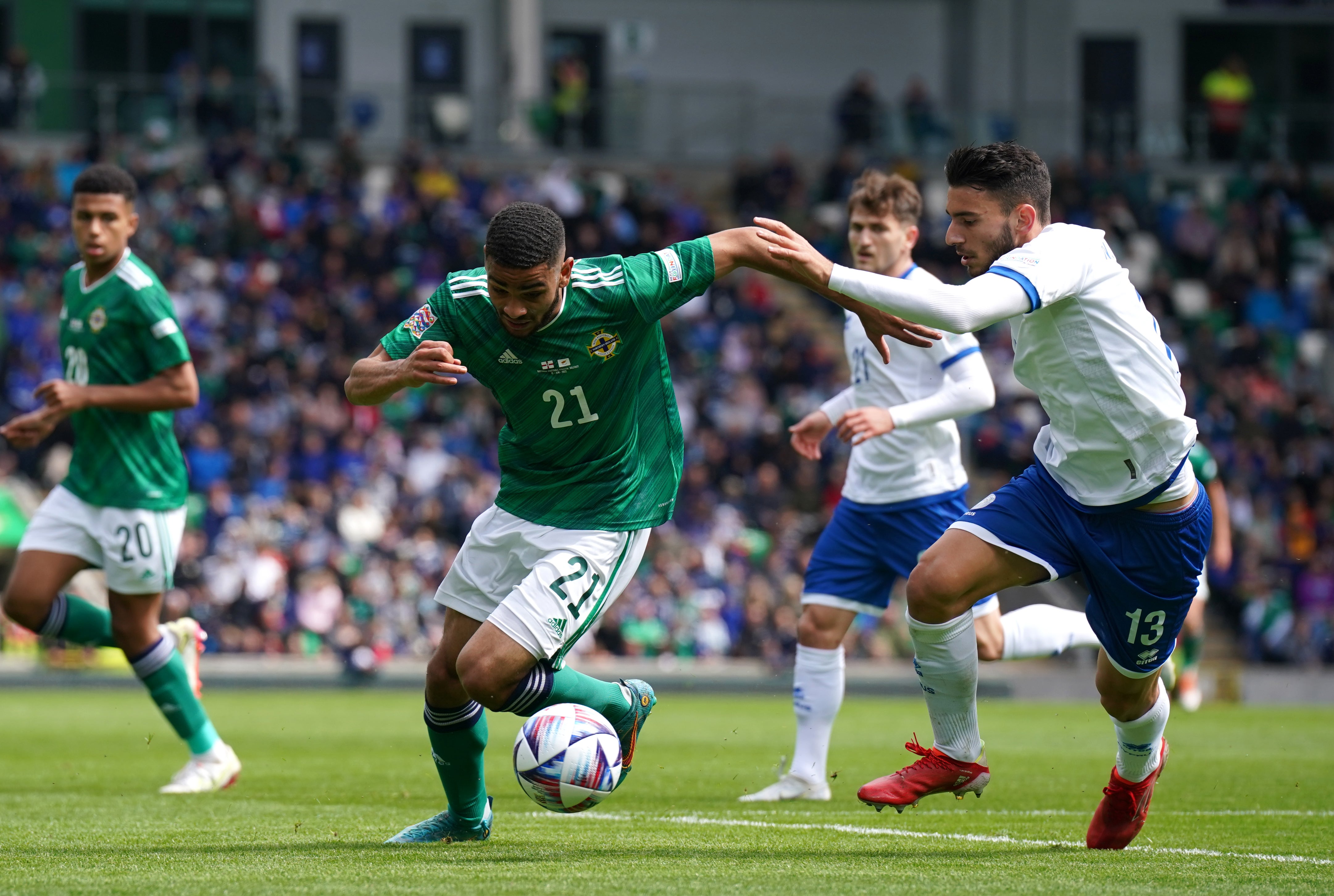 A draw with Cyprus in June meant that Northern Ireland remain winless in the Nations League (Niall Carson/PA)