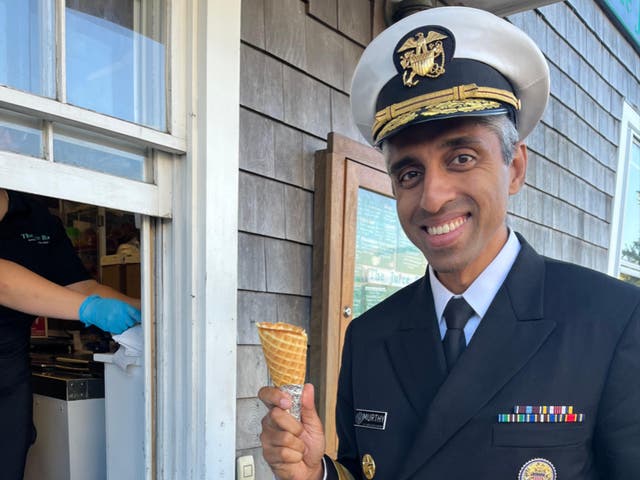 <p>Surgeon General Vivek Murthy sparks backlash with controversial ice cream tweet</p>
