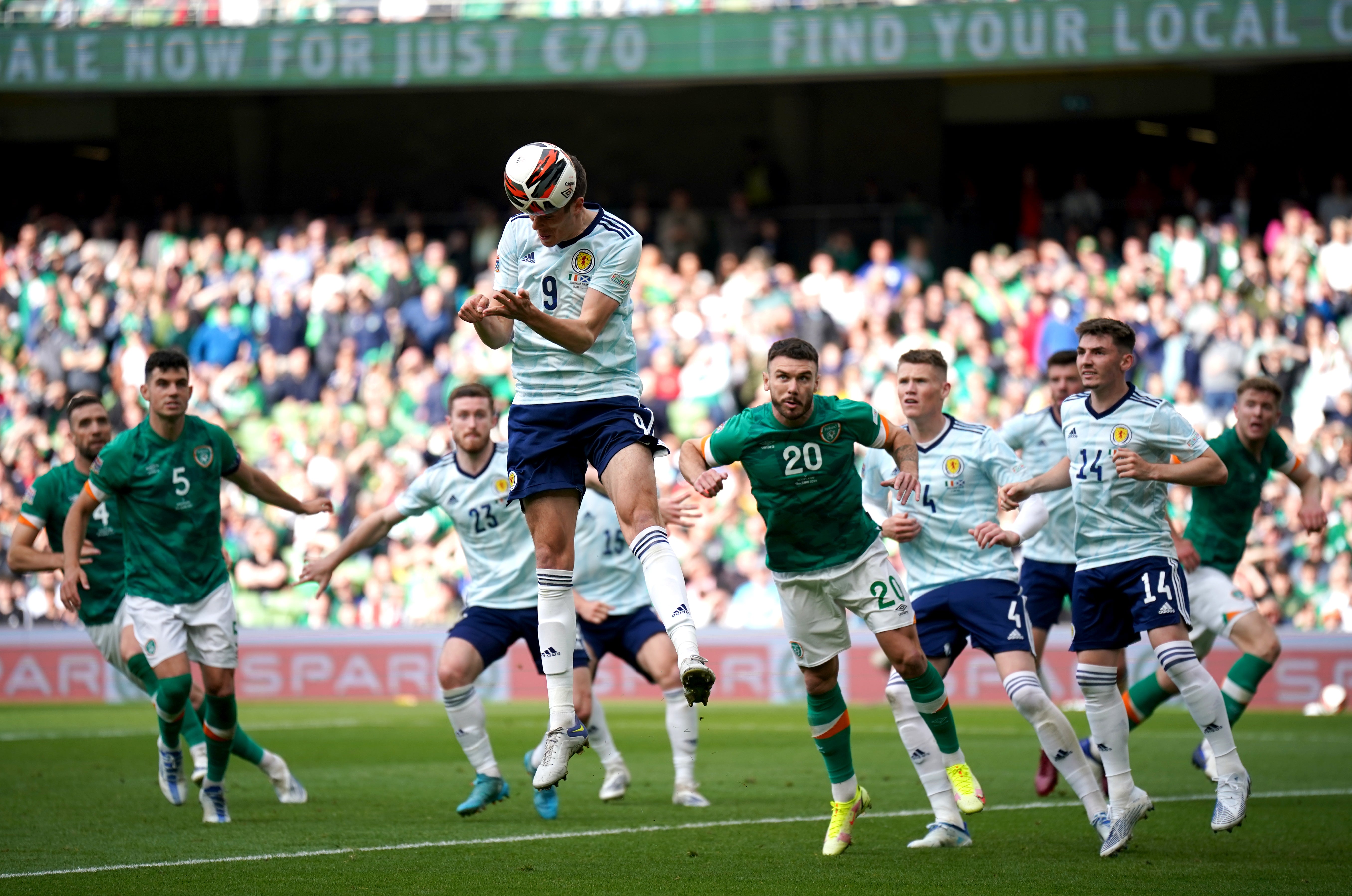 Scotland host the Republic of Ireland in the Nations League on Saturday (Niall Carson/PA).