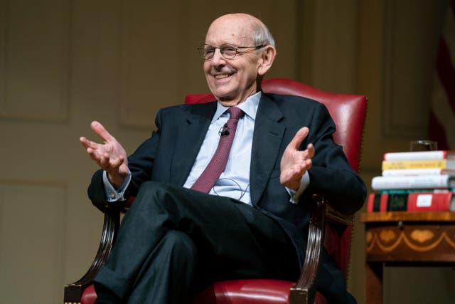 <p>Former Supreme Court Justice Stephen Breyer spoke out for the first time since his retirement </p>